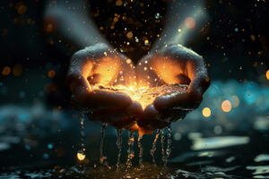 view-realistic-hands-touching-clear-flowing-water